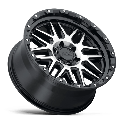 Black Rhino Hard Alloys BRALA 17X9 5X5.0 G-BLK-MCH -18MM Wheels