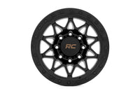 Rough Country 78 Series Wheel | Simulated Beadlock | Black | 18x9 | 8x170 | -12mm