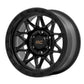 Rough Country 78 Series Wheel | Simulated Beadlock | Black | 18x9 | 6x5.5 | -12mm