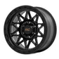 Rough Country 78 Series Wheel | Simulated Beadlock | Black | 18x9 | 5x5 | -12mm