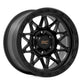 Rough Country 78 Series Wheel | Simulated Beadlock | Black | 18x9 | 5x5 | -12mm