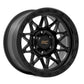 Rough Country 78 Series Wheel | Simulated Beadlock | Black | 18x9 | 5x5 | 0mm