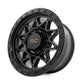 Rough Country 78 Series Wheel | Simulated Beadlock | Black | 18x9 | 8x180 | 0mm