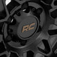 Rough Country 78 Series Wheel | Simulated Beadlock | Black | 18x9 | 5x5 | 0mm