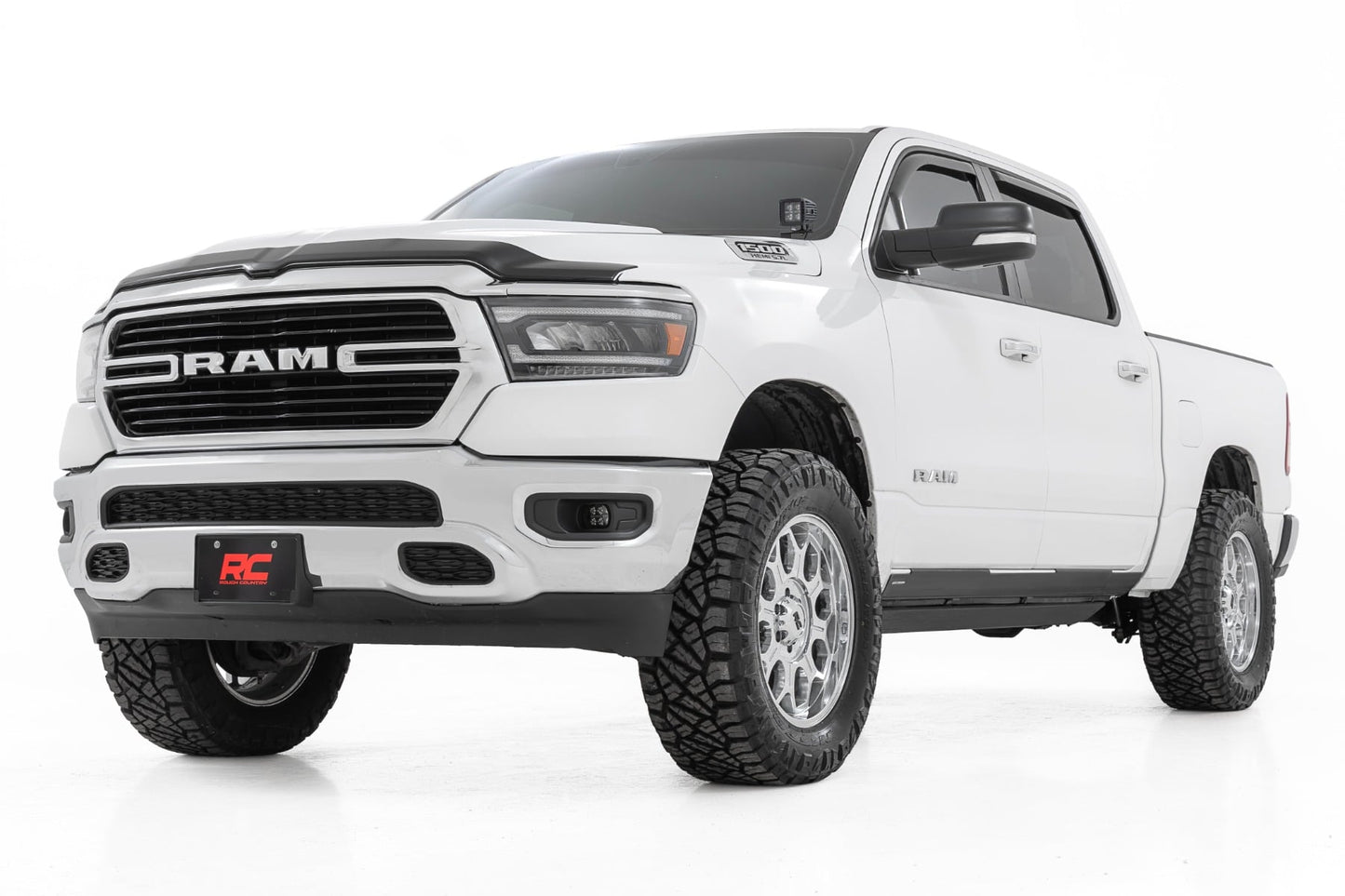 LED Fog Light Kit | 3.5 Inch Round Black Series | Amber DRL | Ram 1500 (2019-2024)