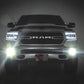 LED Fog Light Kit | 3.5 Inch Round Black Series | Amber DRL | Ram 1500 (2019-2024)