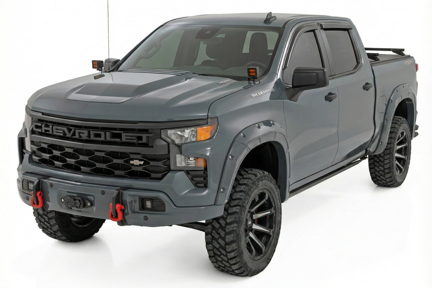 Front FXS Bumper | 12000S | GBD Cypress Gray | Chevy Silverado 1500 2WD/4WD (2023-2026)
