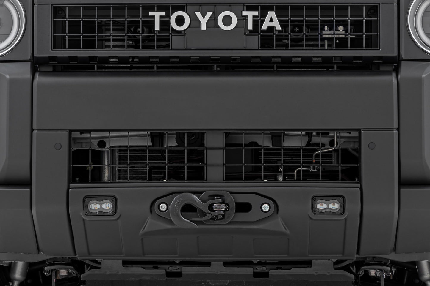 Hidden Winch Mount | White SAE | Fog | Toyota Land Cruiser 4WD (2024-2025)