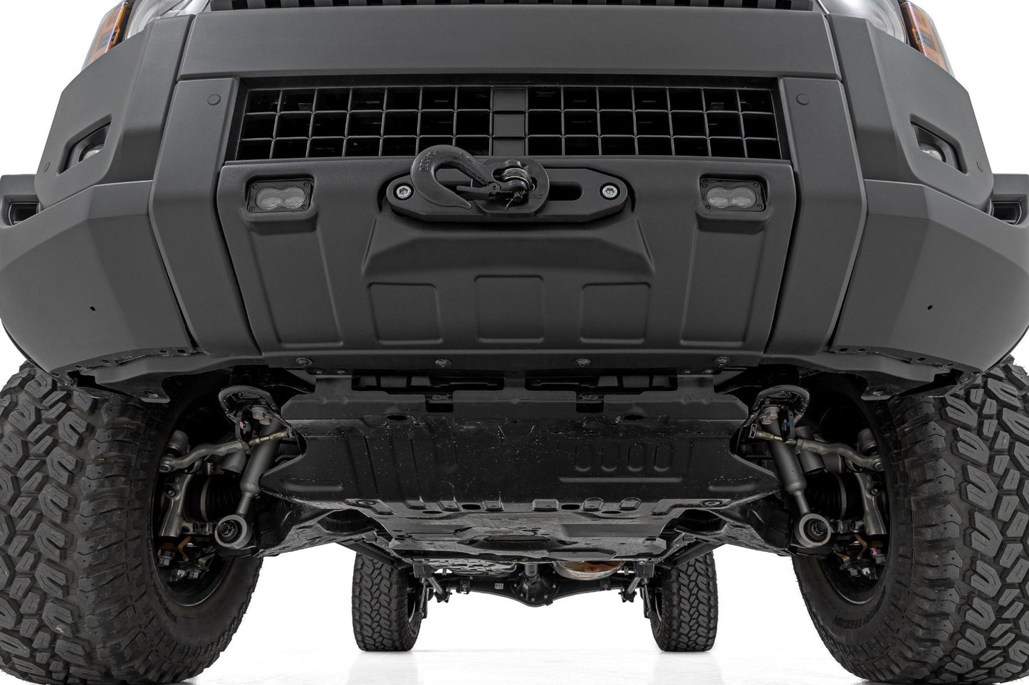 Hidden Winch Mount | White SAE | PRO9500S | Toyota Land Cruiser 4WD (2024-2025)
