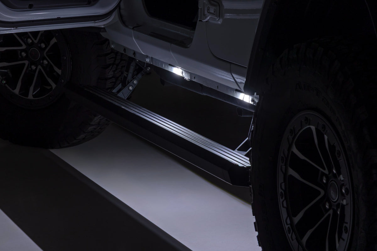 Power Running Boards | 4 Door | Jeep Wrangler JL (2018-2026)