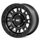Rough Country 82 Series Wheel | UTV | Semi Gloss Black | 15x7 | 5x4.5 | +10mm