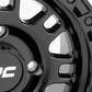 Rough Country 82 Series Wheel | UTV | Semi Gloss Black | 15x7 | 5x4.5 | +10mm