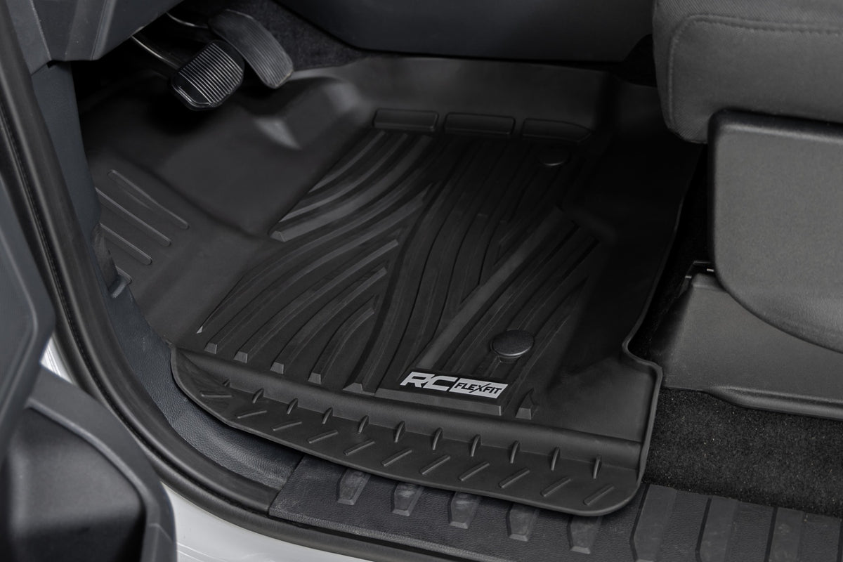 Flex-Fit Floor Mats | FR & RR | Ford F-150 (15-25)/F-150 Lightning (22-25)/Raptor (17-25)