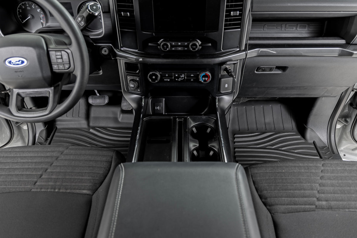Flex-Fit Floor Mats | FR & RR | Ford F-150 (15-25)/F-150 Lightning (22-25)/Raptor (17-25)