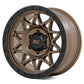 Rough Country 78 Series Wheel | Simulated Beadlock | Bronze/Black | 18x9 | 5x5 | 0mm