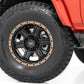 Rough Country 79 Series Wheel | One-Piece | Semi Gloss Black w/Bronze Ring | 18x9 | 6x135 | -12mm