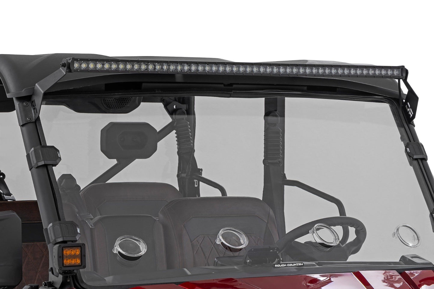 LED Light Mount | 50" Black Single Row | CFMOTO UFORCE U10 Pro
