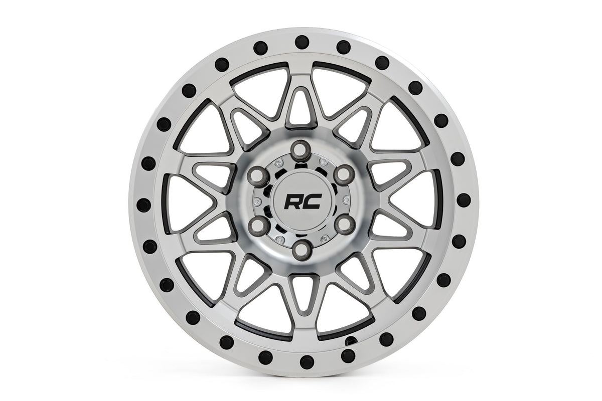 Rough Country 78 Series Wheel | Simulated Beadlock | Full Machine | 18x9 | 8x180 | 0mm