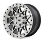 Rough Country 78 Series Wheel | Simulated Beadlock | Full Machine | 17x8.5 | 5x5 | +0mm