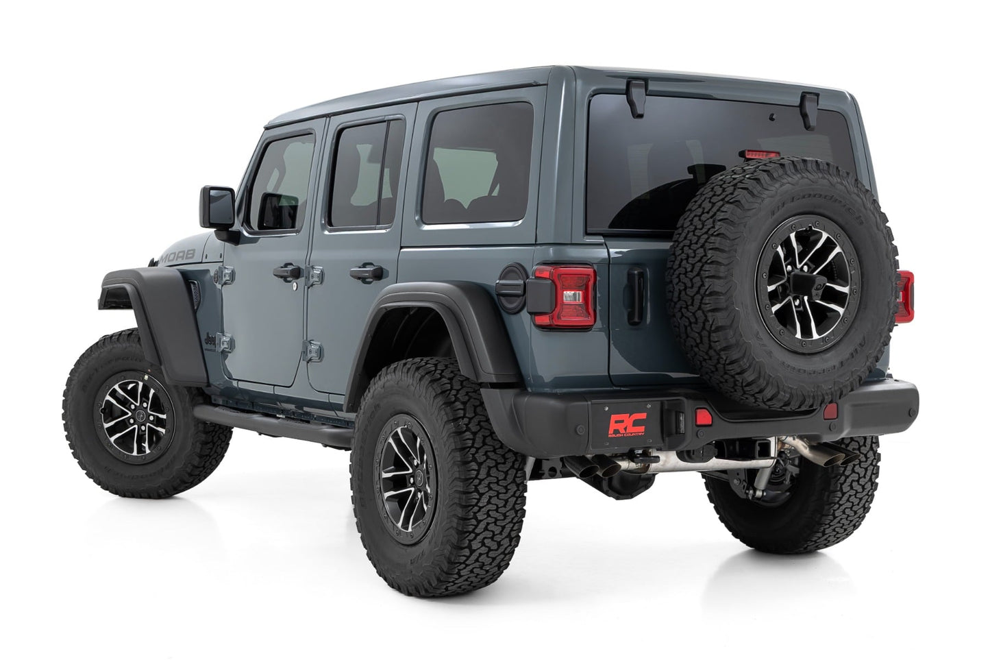 Nerf Steps | 3-Inch Tube | 4 Door | Jeep Wrangler Unlimited 2WD/4WD (2018-2026)