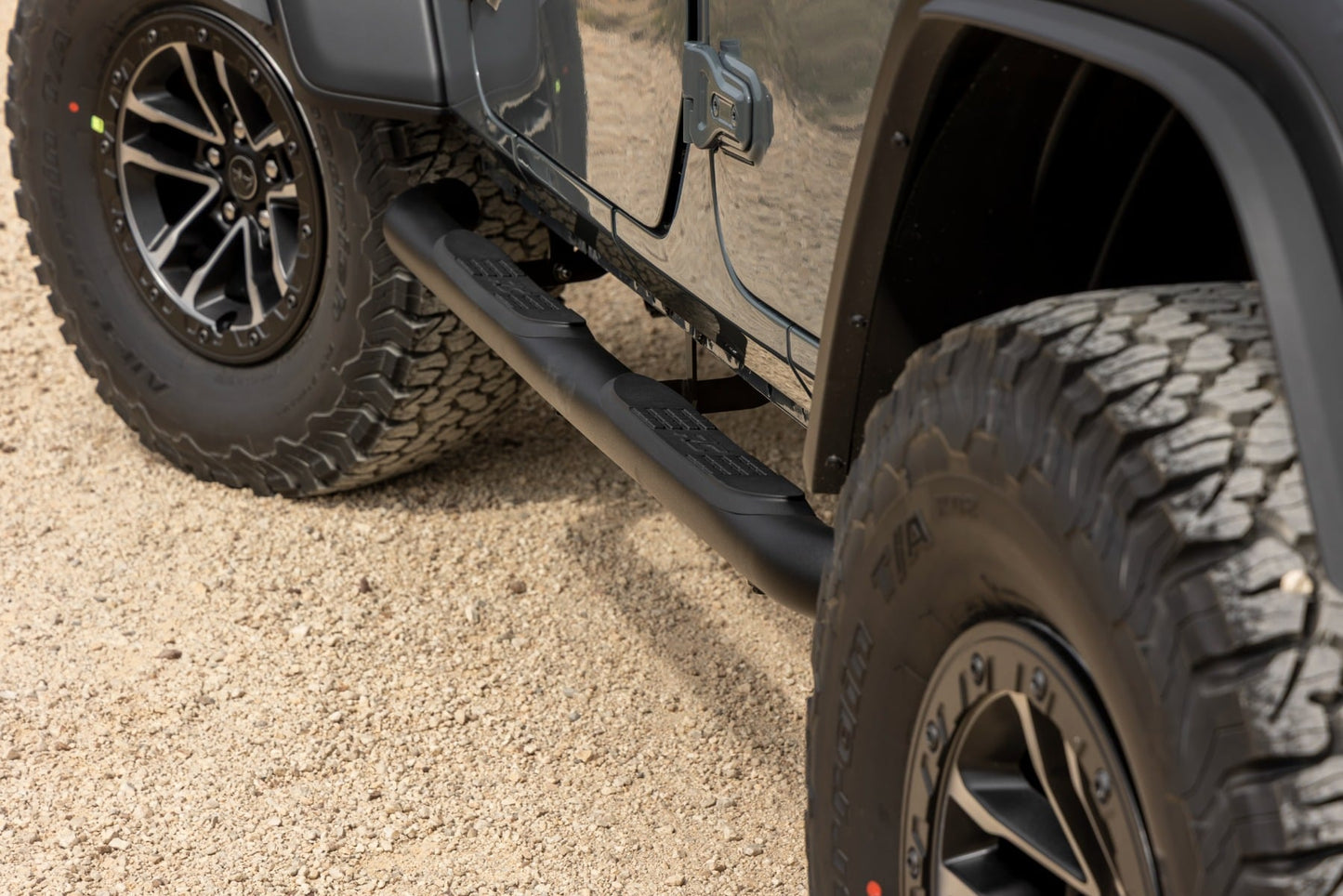 Nerf Steps | 3-Inch Tube | 4 Door | Jeep Wrangler Unlimited 2WD/4WD (2018-2026)