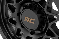 Rough Country 78 Series Wheel | Simulated Beadlock | Black | 18x9 | 8x170 | -12mm