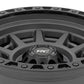 Rough Country 85 Series Wheel | Simulated Beadlock | Gunmetal Gray/Black | 17x9 | 6x135 | -12mm