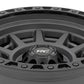 Rough Country 85 Series Wheel | Simulated Beadlock | Gunmetal Gray/Black | 17x9 | 8x6.5 | +0