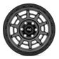 Rough Country 85 Series Wheel | Simulated Beadlock | Gunmetal Gray/Black | 17x9 | 6x135 | -12mm