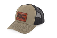 Rough Country Hat | Black Mesh | Rough Country Patch | Brown/Leather - Richardson 112