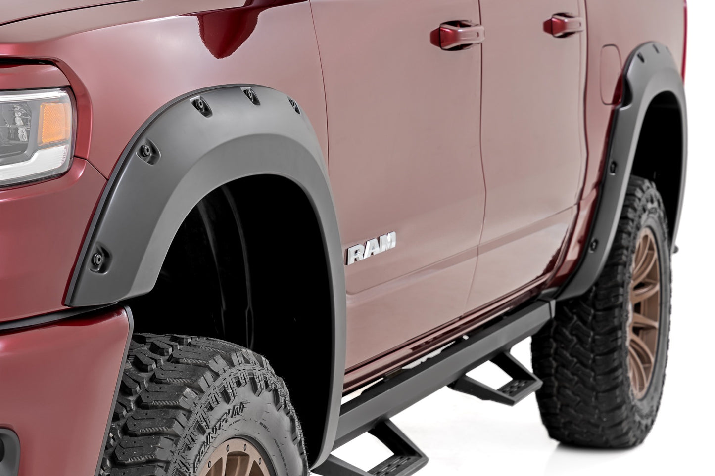 Pocket Fender Flares | PRV Delmonico Red | Ram 1500 2WD/4WD (2025-2026)