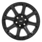 Rough Country 81 Series Wheel | One-Piece | Semi Gloss Black | 20x10 | 6x5.5 | -25mm