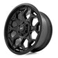 Rough Country 80 Series Wheel | One-Piece | Semi Gloss Black | 20x9 | 8x165 | 0mm