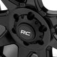 Rough Country 80 Series Wheel | One-Piece | Semi Gloss Black | 20x10 | 5x5 | -19mm