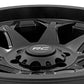 Rough Country 80 Series Wheel | One-Piece | Semi Gloss Black | 20x9 | 8x165 | 0mm