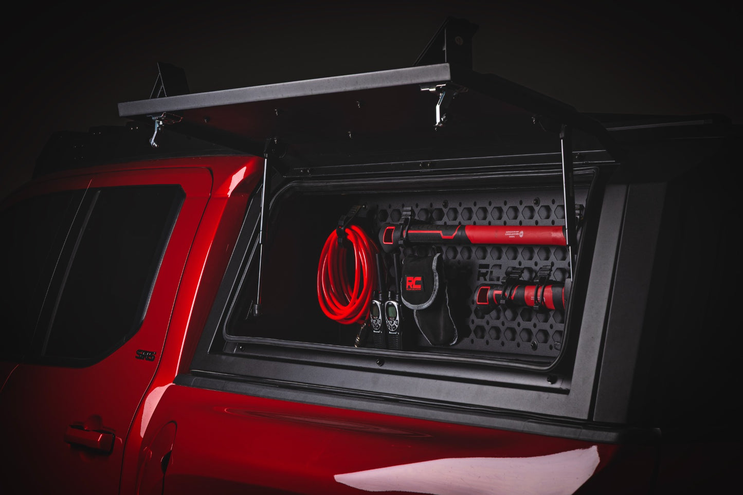 Bed Cap Molle Panel Side Storage Bin | Drivers Side | Toyota Tacoma (16-26)