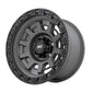 Rough Country 85 Series Wheel | One-Piece | Gunmetal Gray/Black | 15x8 | 5x5.5 | -19mm