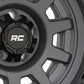 Rough Country 85 Series Wheel | One-Piece | Gunmetal Gray/Black | 15x8 | 5x5.5 | -19mm