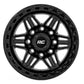 Rough Country 76 Series Wheel | Simulated Beadlock | Gloss Black | 17x9 | 6x5.5 | -12mm