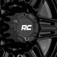 Rough Country 76 Series Wheel | Simulated Beadlock | Gloss Black | 17x9 | 8x6.5 | -12mm