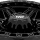 Rough Country 76 Series Wheel | Simulated Beadlock | Gloss Black | 17x9 | 8x6.5 | -12mm