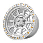 Rough Country 85 Series Wheel | Simulated Beadlock | Full Machine | 17x9 | 8x6.5 | +0