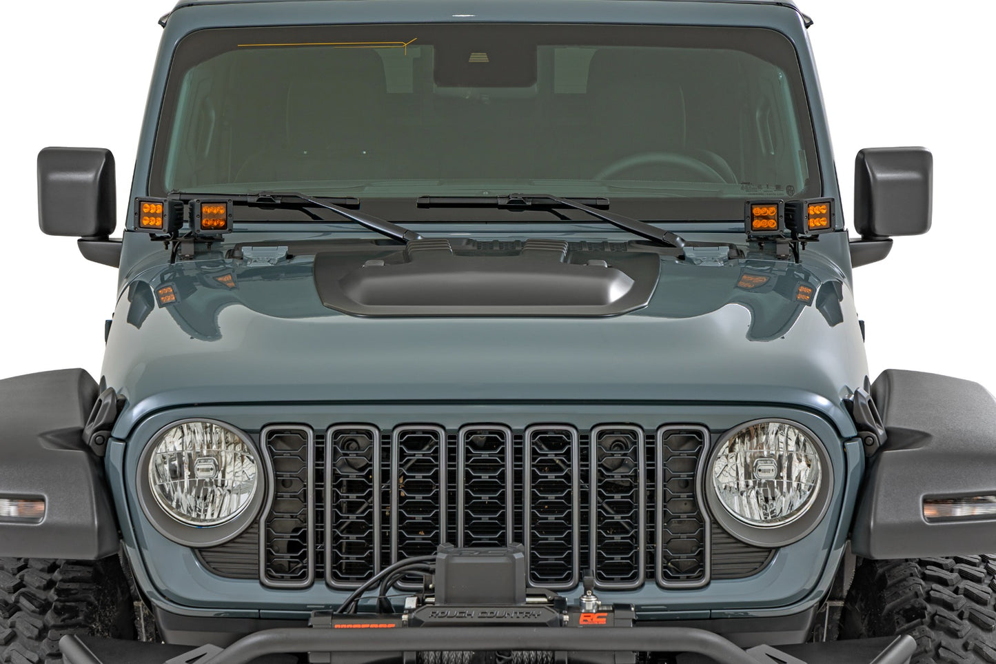 Hood Scoop | PSE Silver Zynith | Jeep Gladiator JT/Wrangler JL 4WD (18-26)