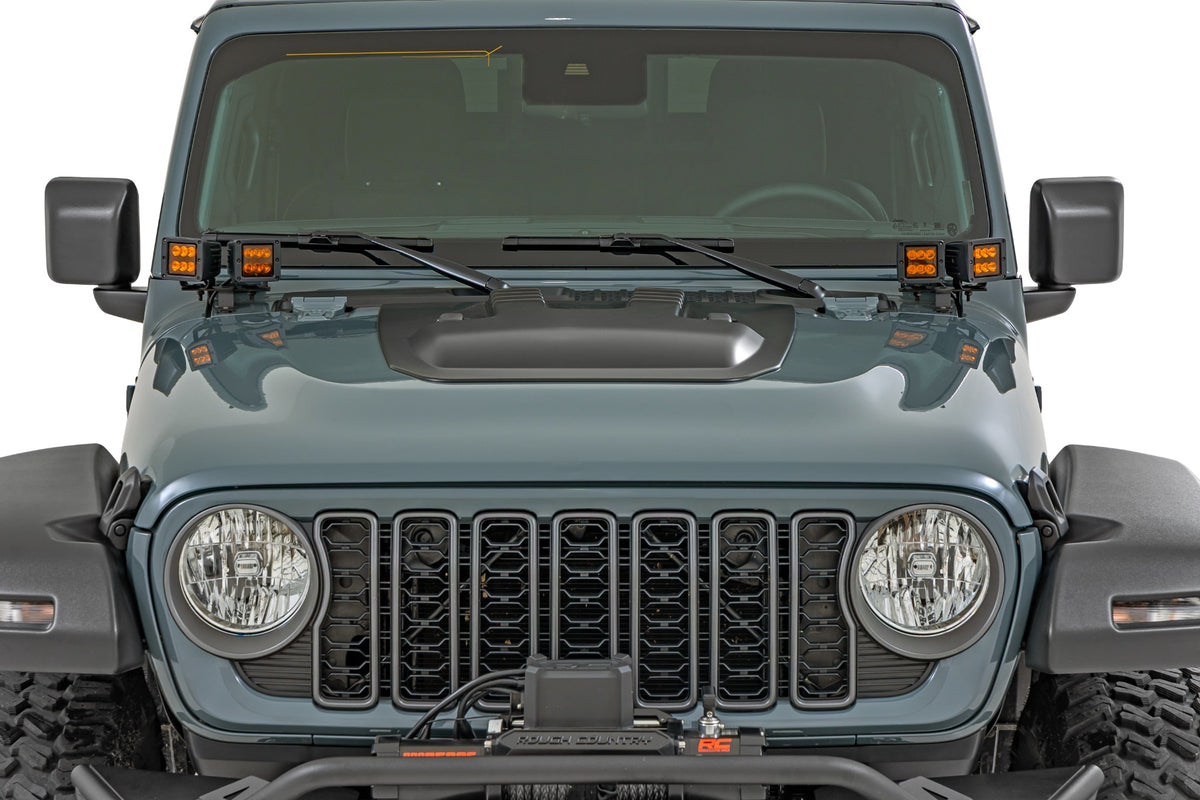 Hood Scoop | PYV Hella Yella | Jeep Gladiator JT/Wrangler JL 4WD (2018-2026)