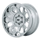 Rough Country 77 Series Wheel | One-Piece | Chrome | 20x9 | 6x135 | -12mm