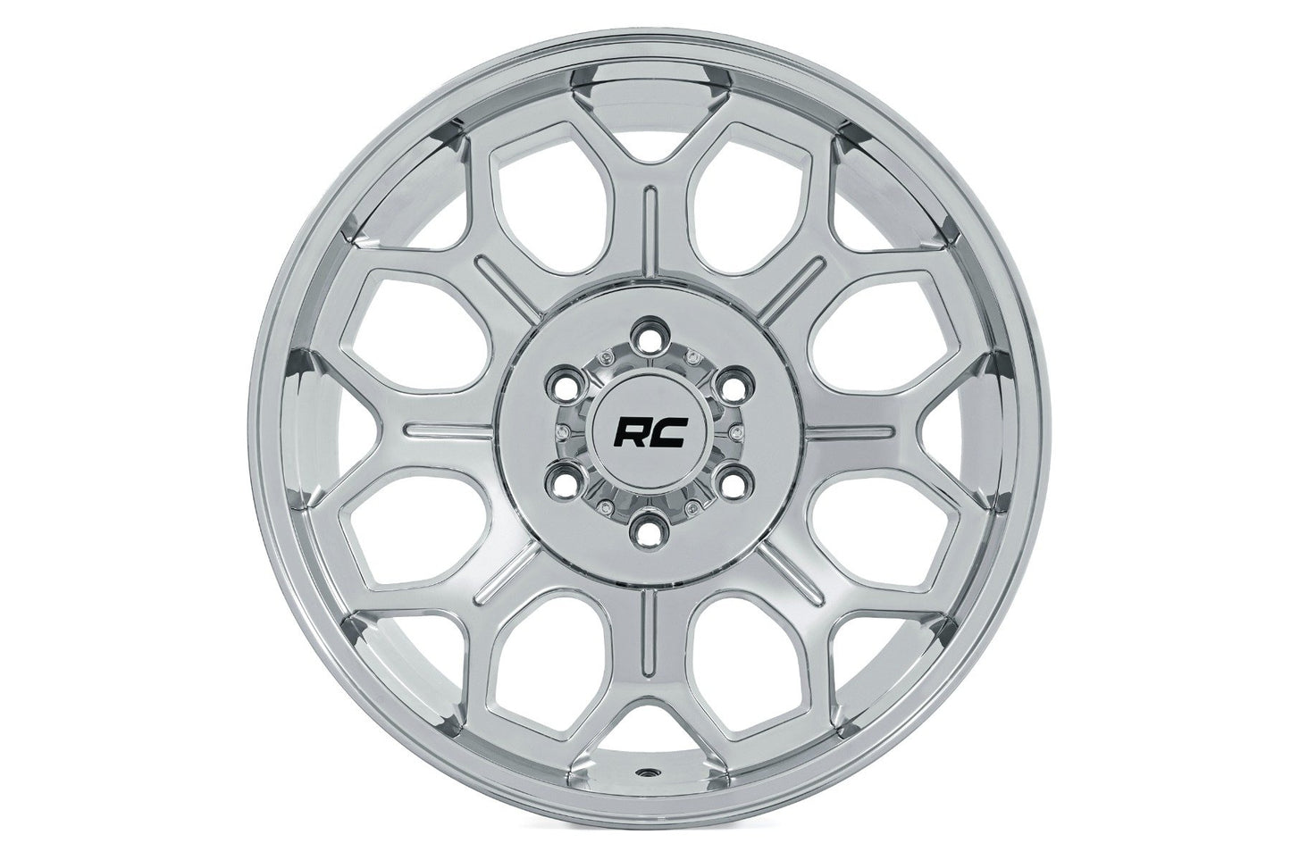Rough Country 77 Series Wheel | One-Piece |Chrome | 22x12 | 8x6.5 | -44mm