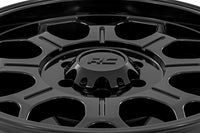 Rough Country 77 Series Wheel | One-Piece | Semi Gloss Black | 20x9 | 6x135 | 0mm