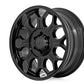 Rough Country 77 Series Wheel | One-Piece | Semi Gloss Black | 20x10 | 6x5.5 | -25mm
