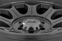 Rough Country 77 Series Wheel | One-Piece | Gunmetal Gray | 20x10 | 6x5.5 | -25mm