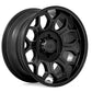 Rough Country 77 Series Wheel | One-Piece | Semi Gloss Black | 20x9 | 6x5.5 | +18mm